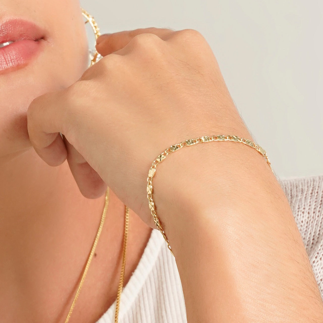 Pulsera Destellos 2.5 mm 16 Cms + Extensor