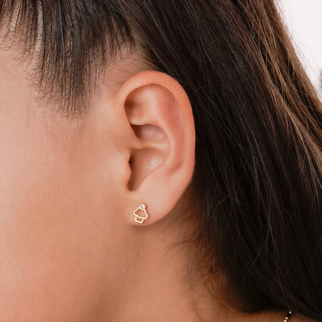 Aretes Cupcake Cristal