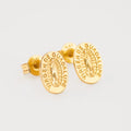 Aretes Virgen de Guadalupe 9 mm