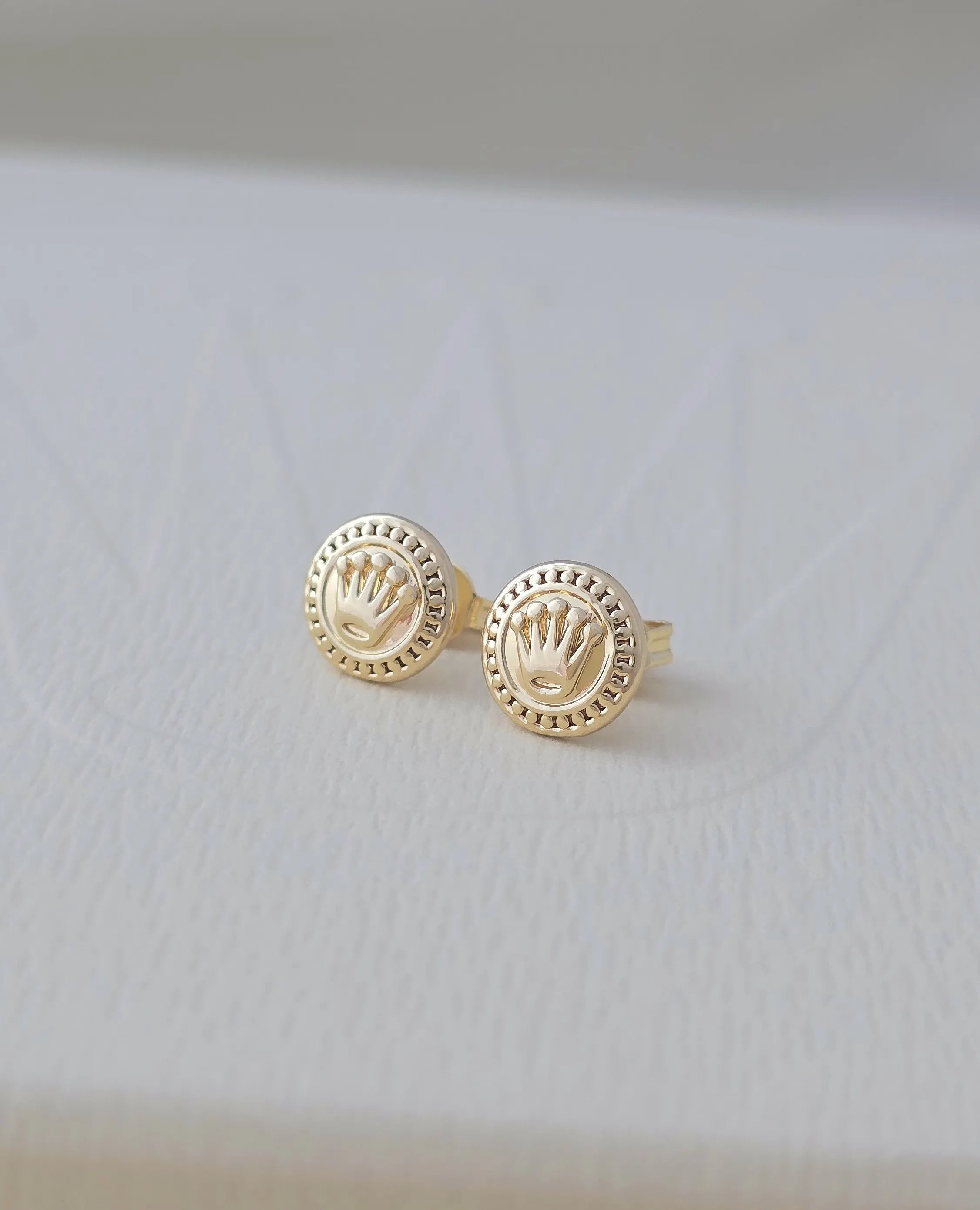 Aretes Topo Rolex 8 mm