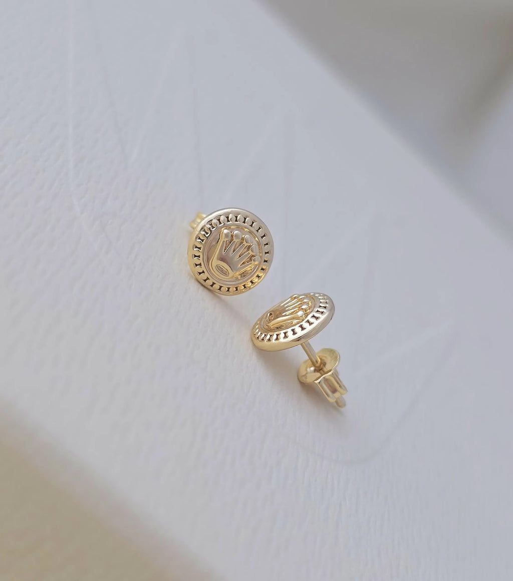 Aretes Topo Rolex 8 mm