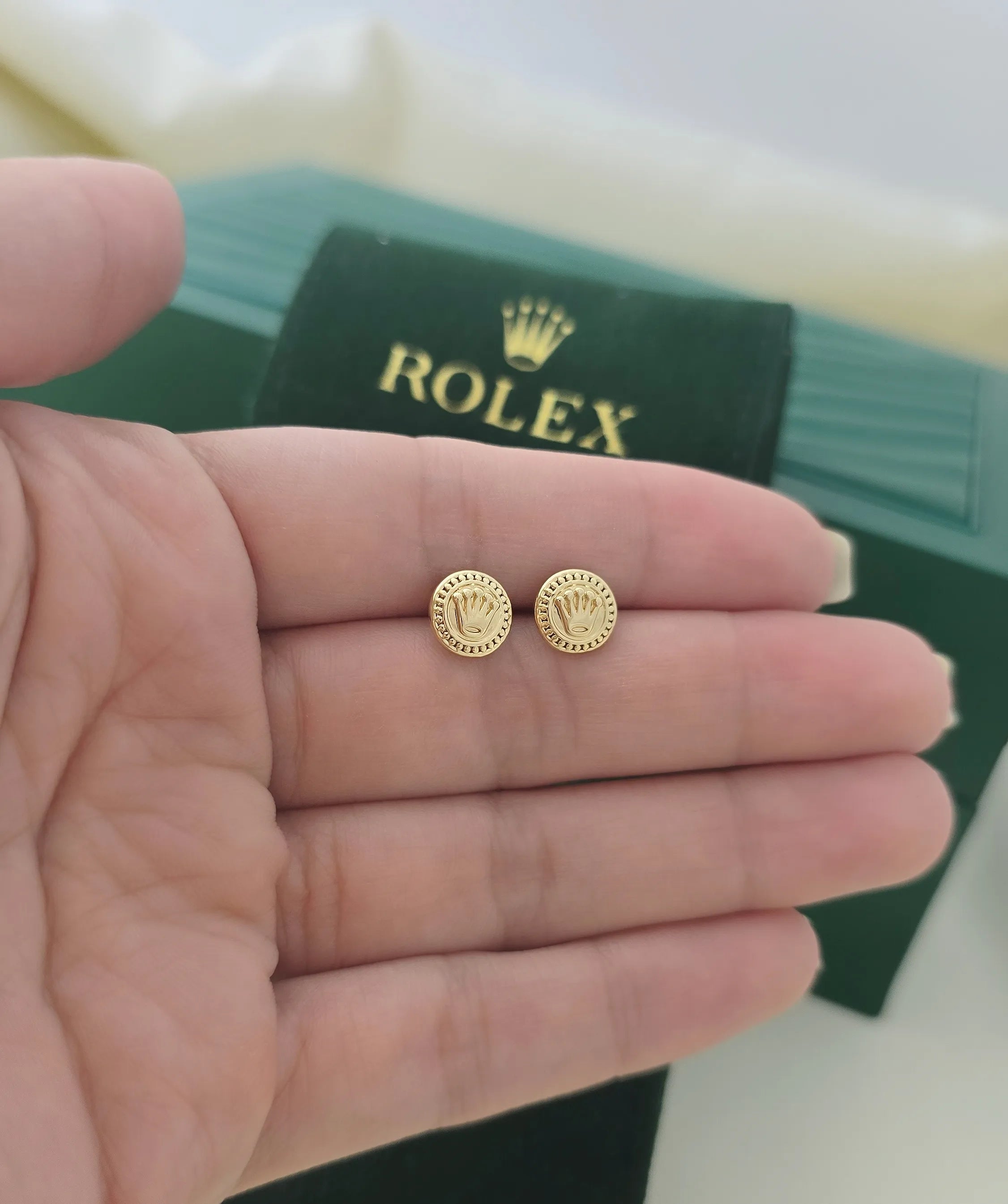 Aretes Topo Rolex 8 mm
