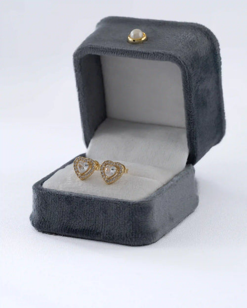Aretes Amore Halo 9 mm