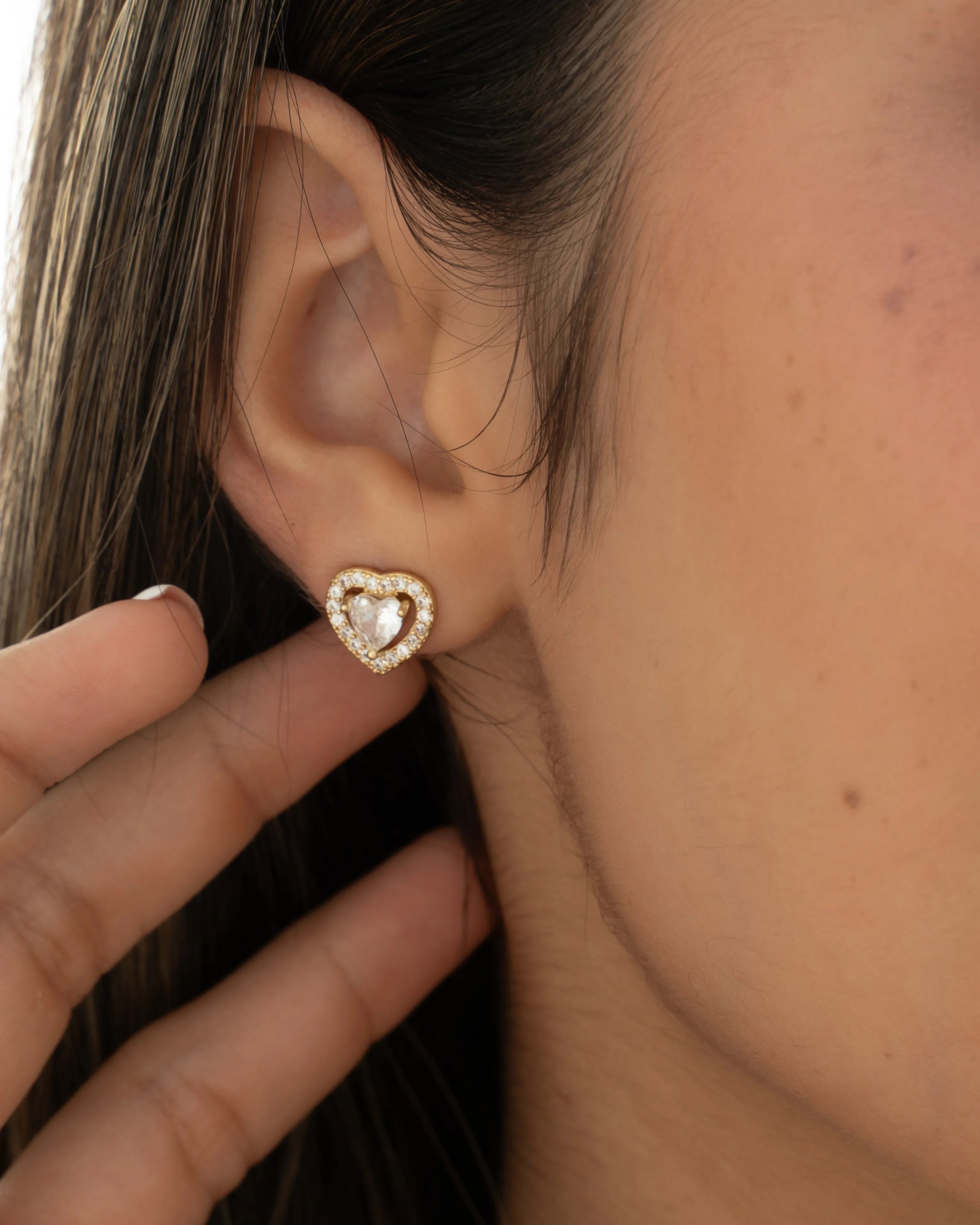 Aretes Amore Halo 9 mm