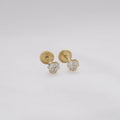 Aretes Topo Amour SB 4 mm