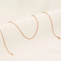 Cadena Tube Oro Rosa IT 65 Cms