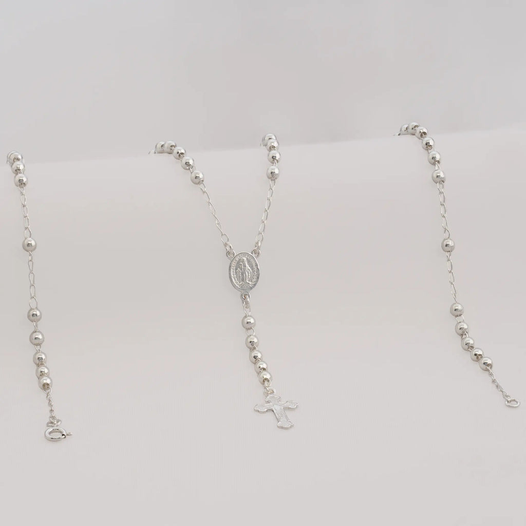 Rosario Milagrosa 4 mm 55 Cms