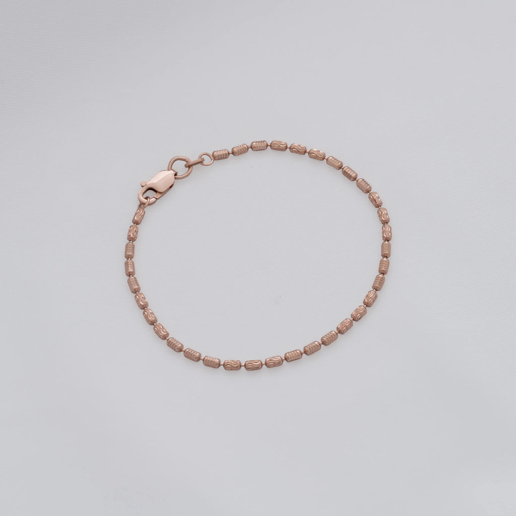 Pulsera Barril Prismc Oro Rosa IT 19.5 Cms