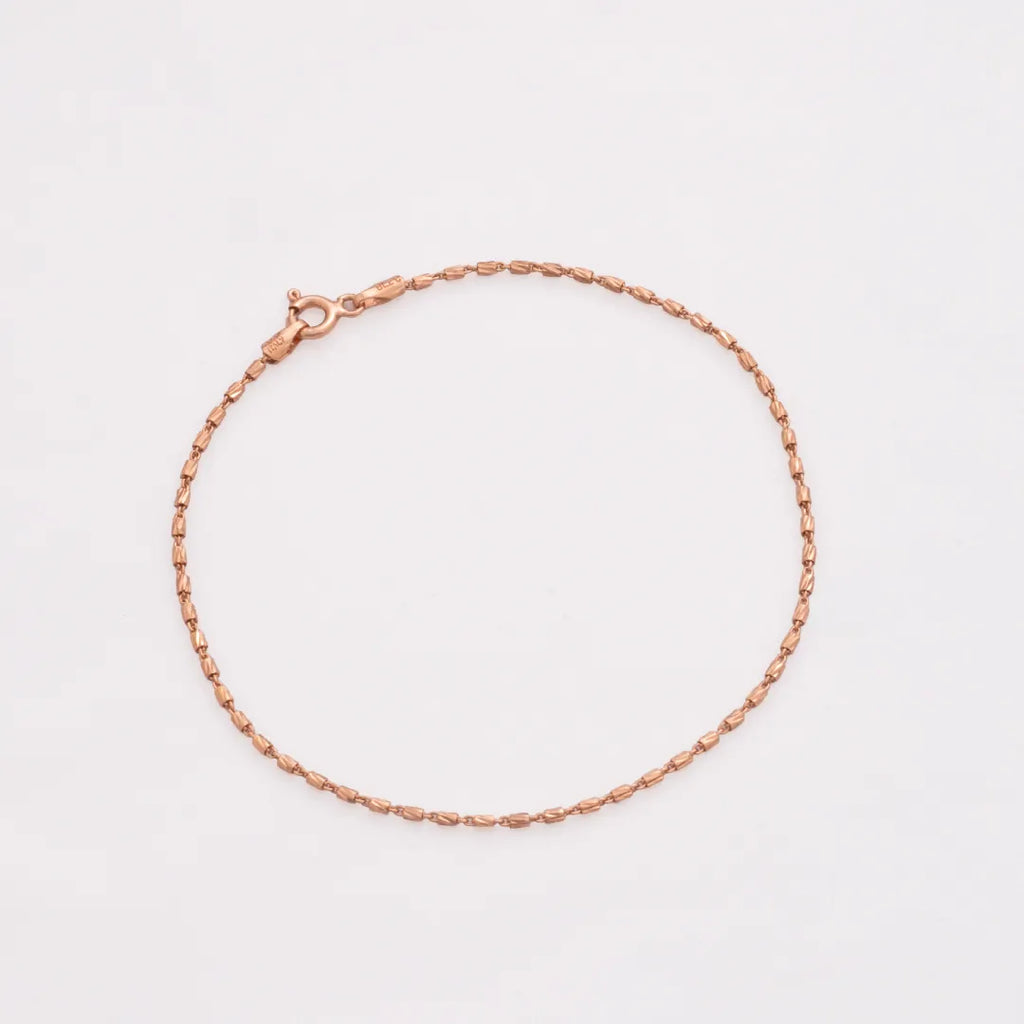 Pulsera Tube Oro Rosa IT 19.5 Cms