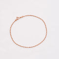 Pulsera Tube Oro Rosa IT 19.5 Cms