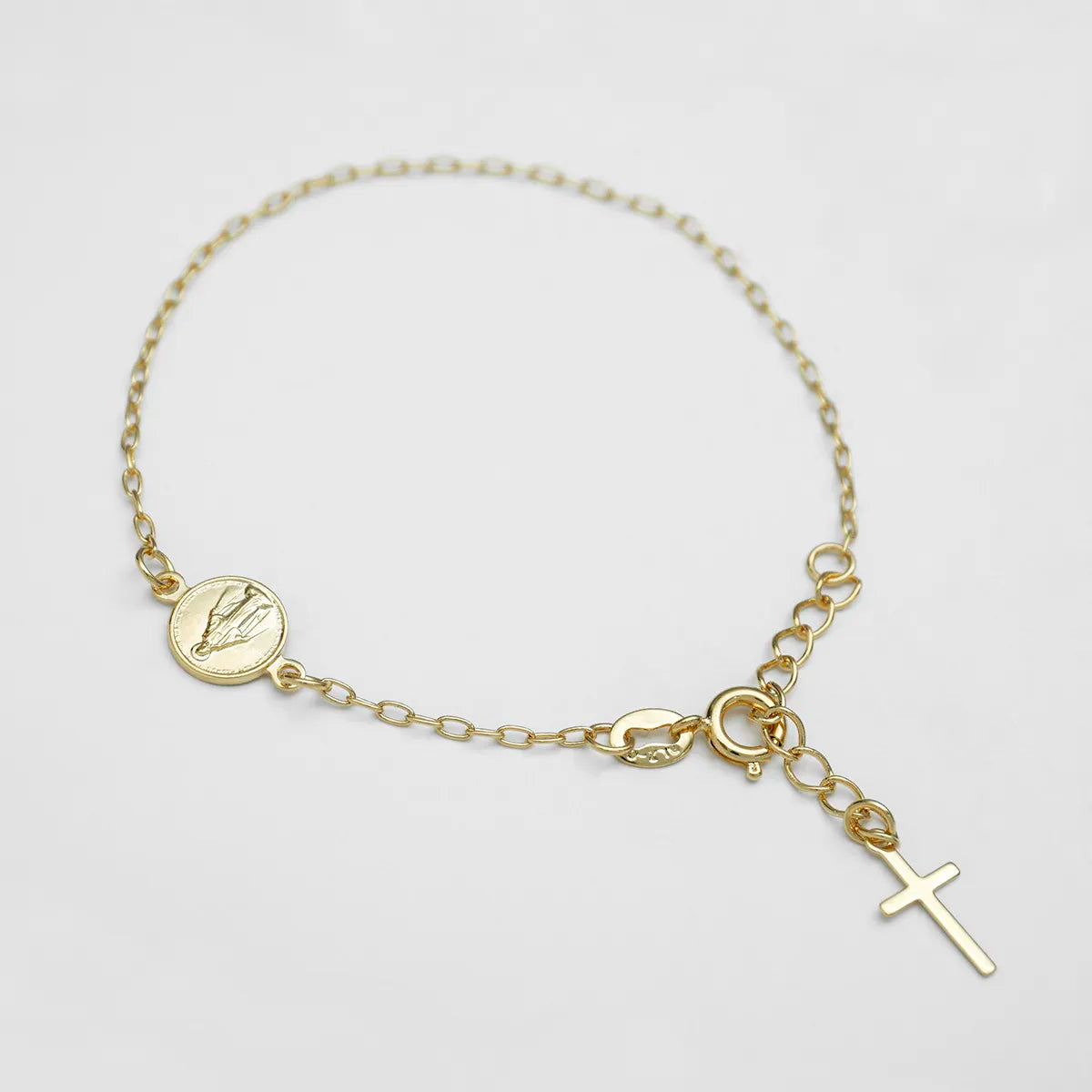 Pulsera Virgen Milagrosa 16.5 Cms + Extensor