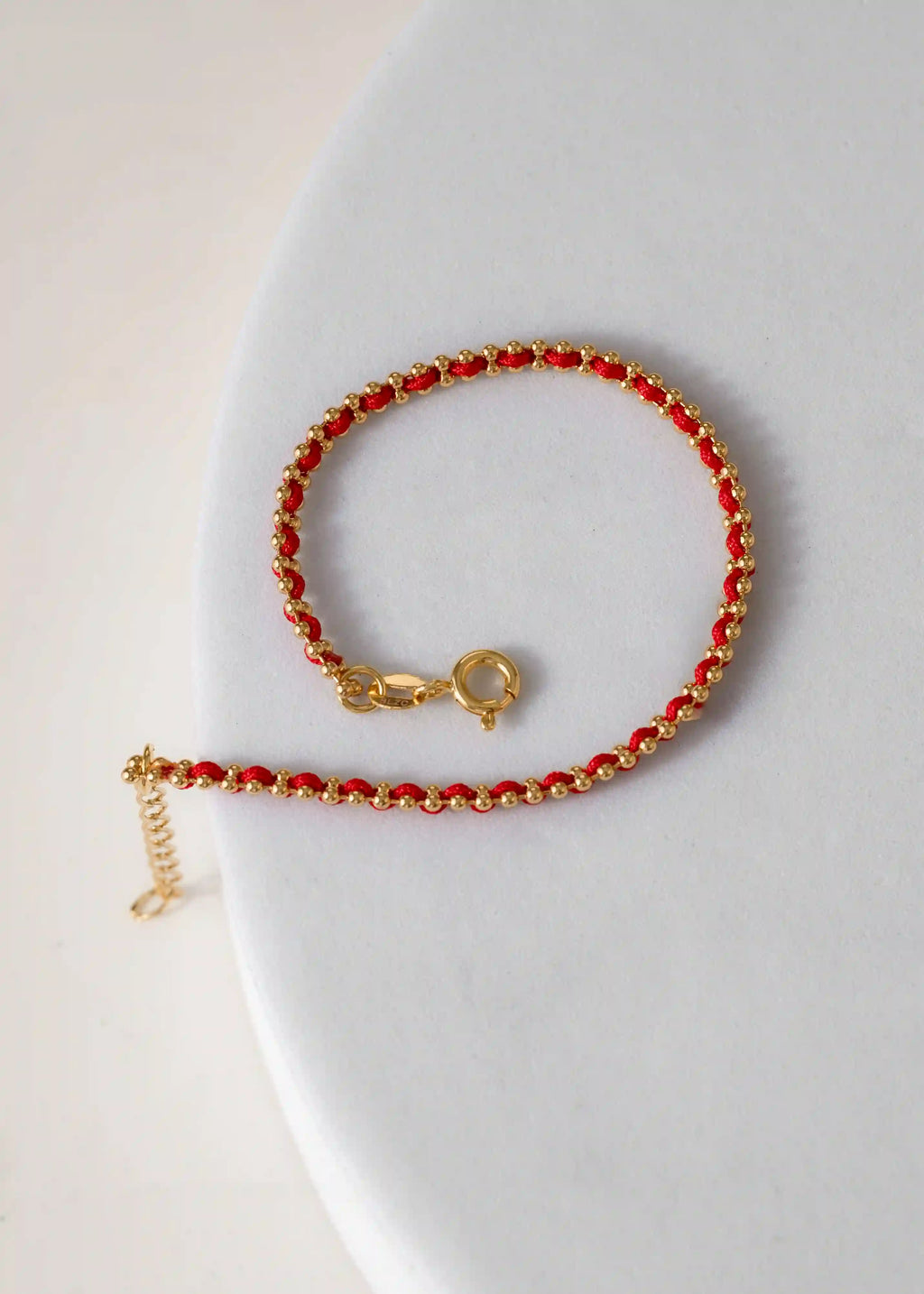 Pulsera Hilo Laminado 15 Cms + Extensor