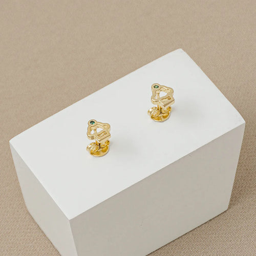 Aretes Cupcake Verde