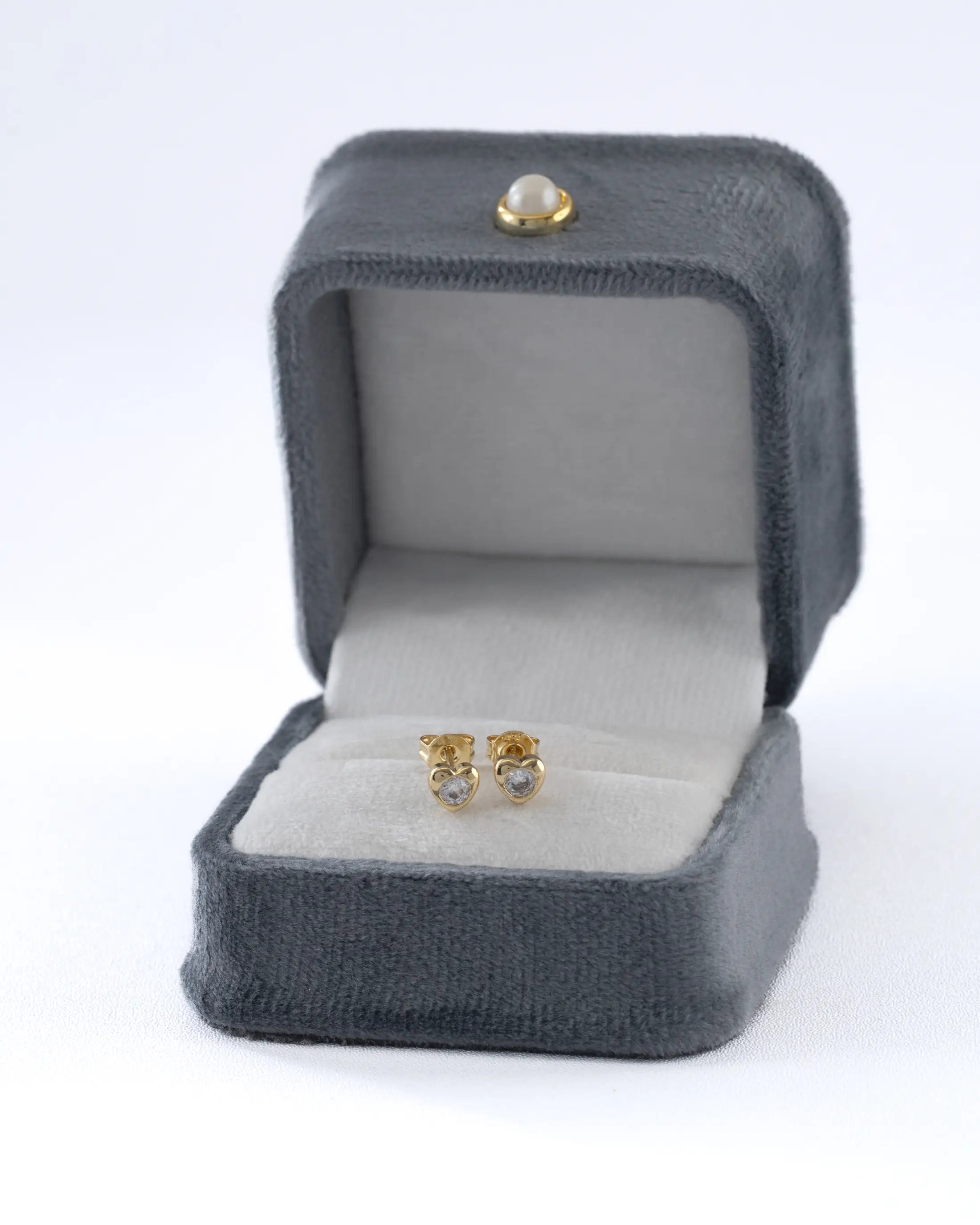 Aretes Corazon Crystal