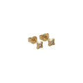 Aretes Topo Quadra Crystal 4 mm
