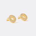 Aretes Clover Redondo Silueta 9 mm