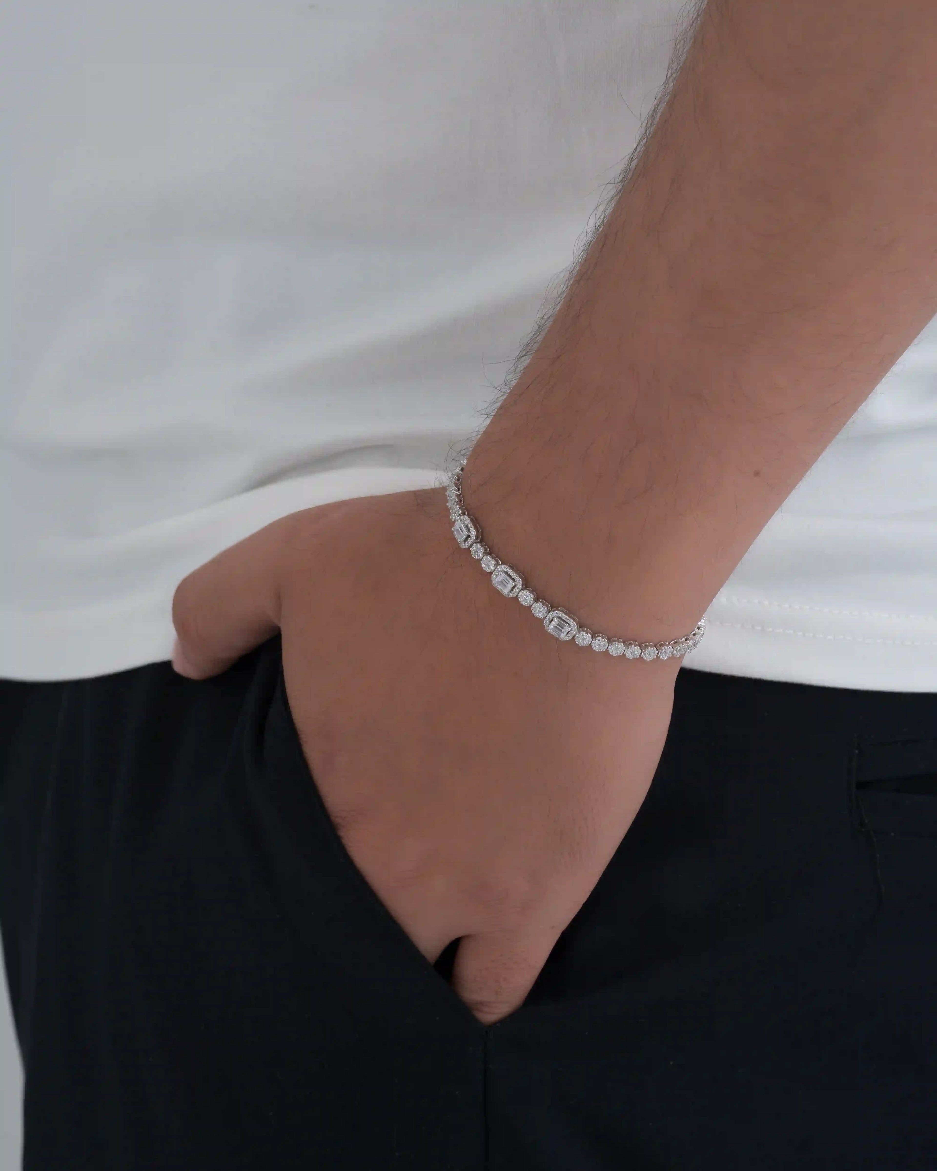 Pulsera Deluxe Crystal MT 18.5 Cms